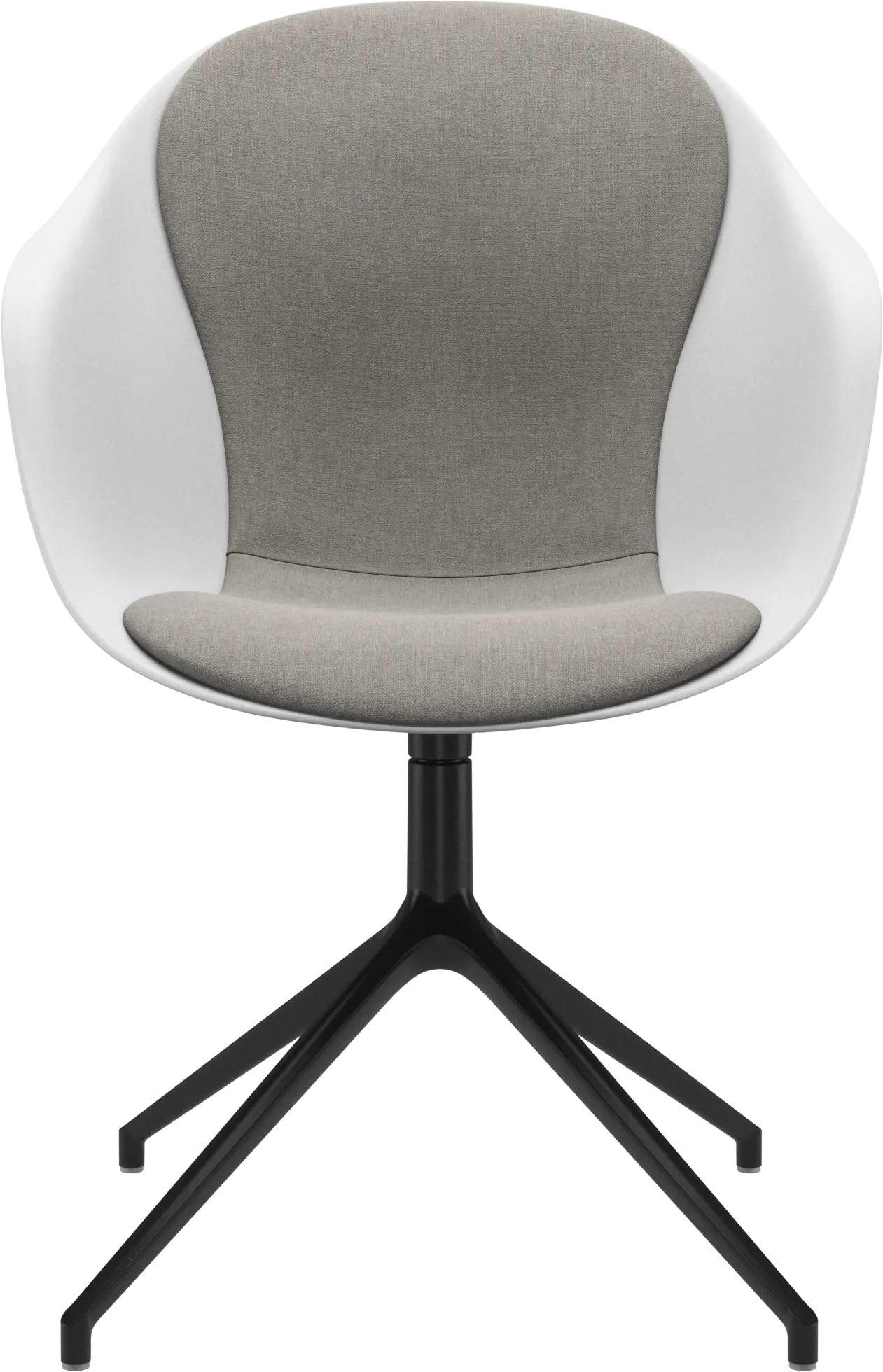 【白 デザイナーズ】イタリア製 回転式チェア デザイナーズチェア | 快適な椅子を購入 - ホワイト | ボーコンセプト